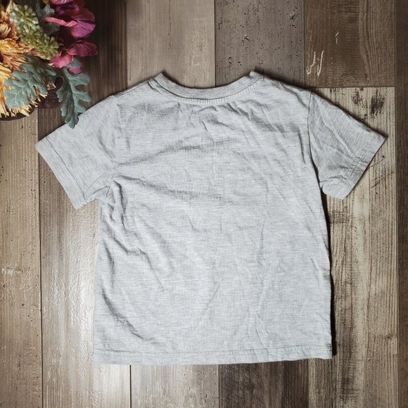 Champion Gray Short Sleeve Crewneck Athletic Logo T-Shirt Boys Size 5 EUC - Picture 8 of 8